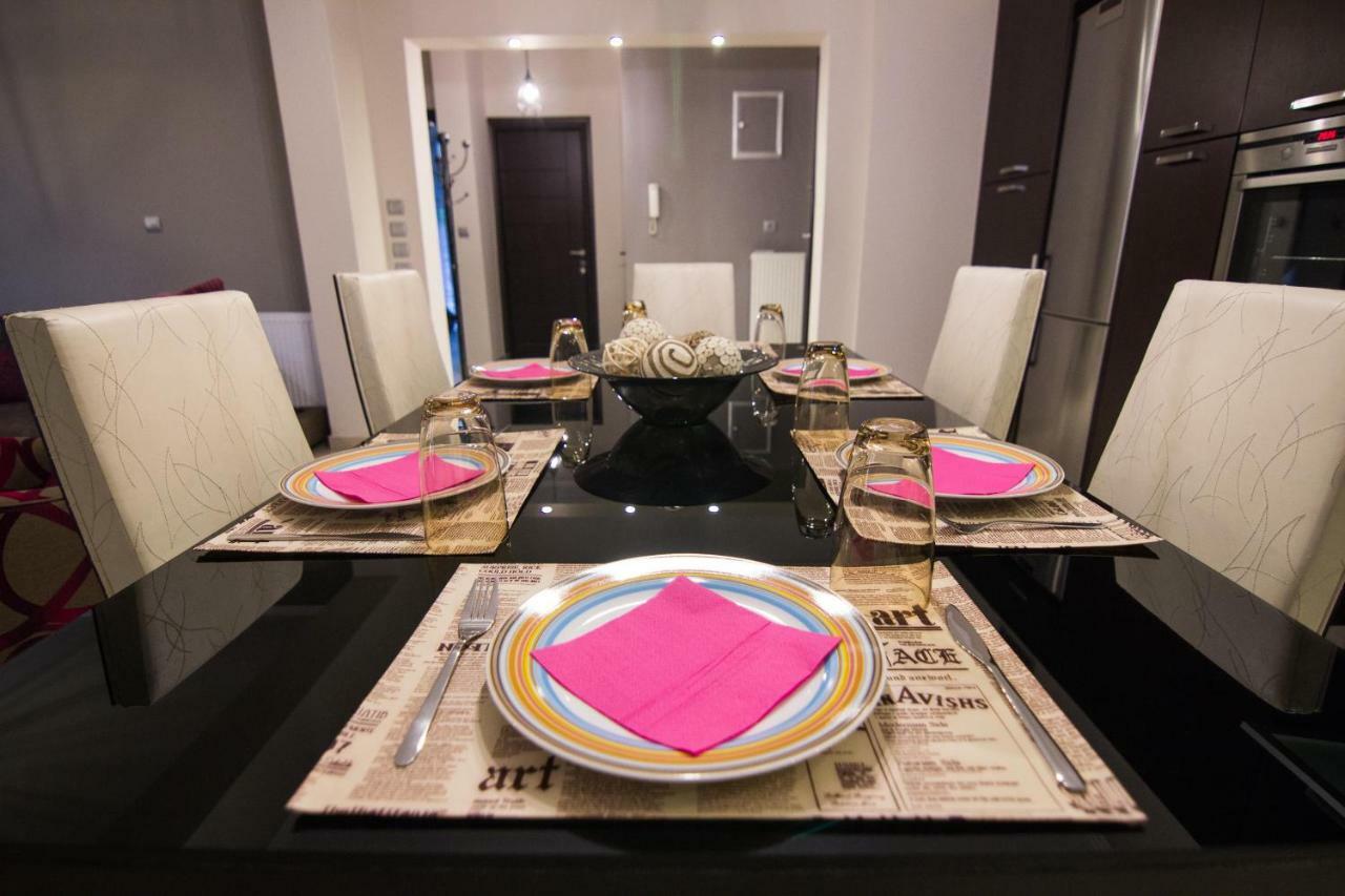 Mary'S Modern And Elegant Apartment Kalampáka Ngoại thất bức ảnh